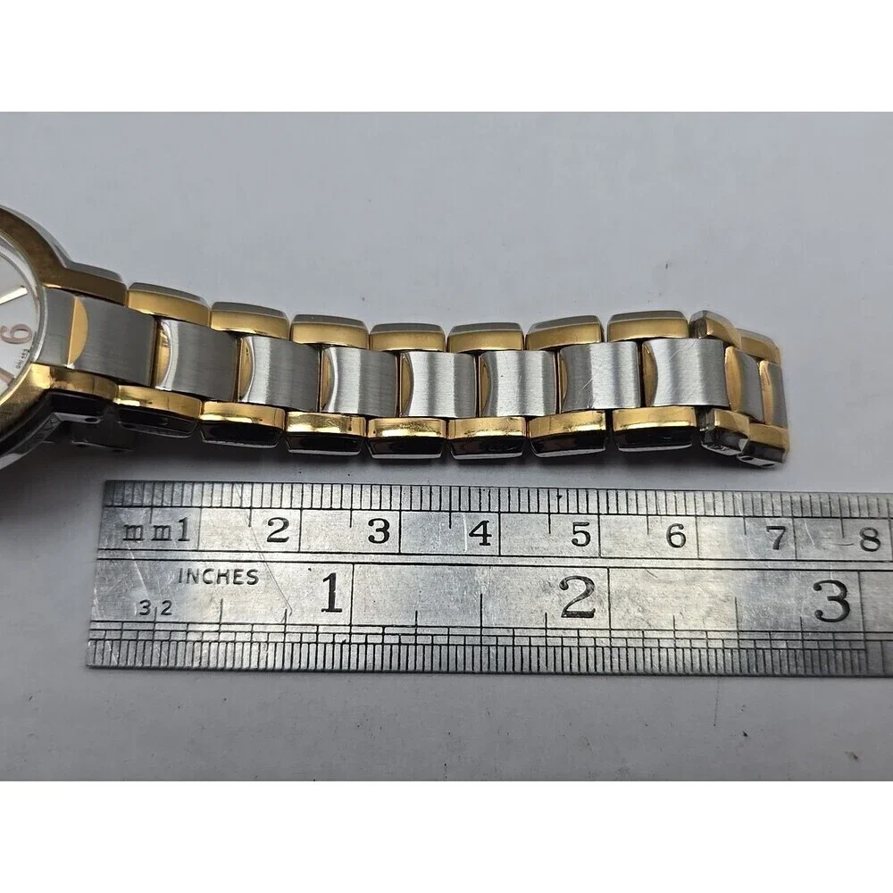 Bulova 98L158 Womens Two Tone Stainless Steel Quartz Watch New Battery